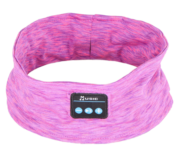 Rikiki Opaska z wbudowanymi słuchawkami Bluetooth różowa - 1352015 - zdjęcie